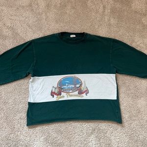 Brandy Melville forest green San Francisco long sleeve t-shirt!